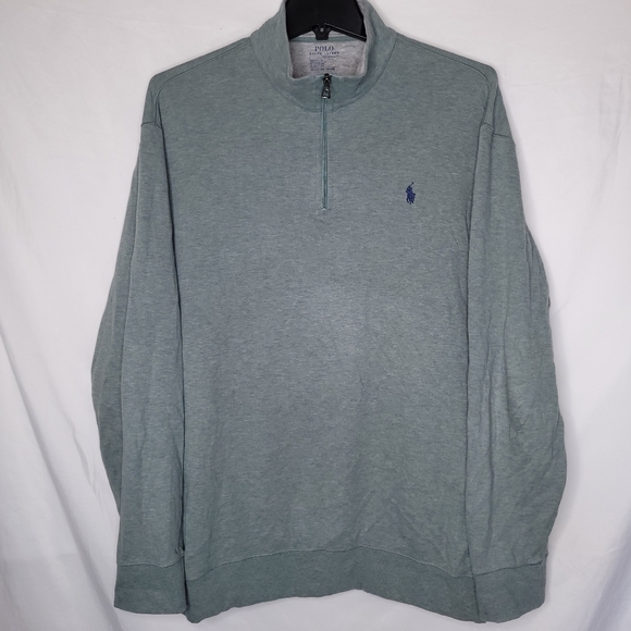 Polo Ralph Lauren Other - POLO RALPH LAUREN PERFORMANCE  Mens Sage Long Sleeve 1/4 Pullover Sweatshirt XXL